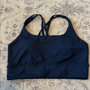Lululemon Women’s Energy Longline Bra - size 10 - true navy